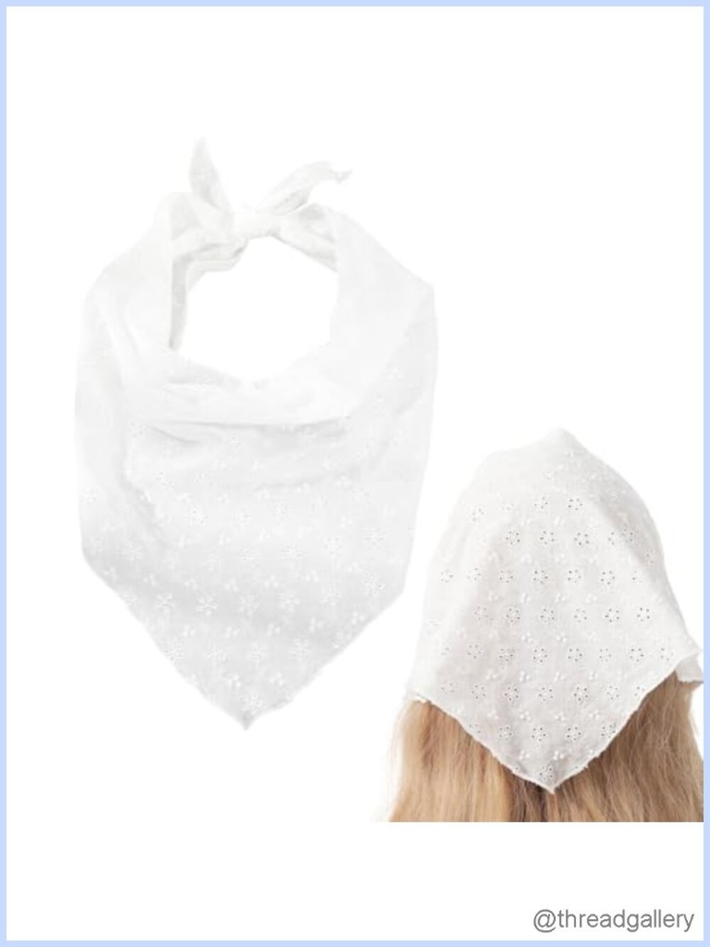 Polyester Hair Scarf Headband Adjustable Bandana